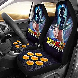 Goku Super Saiyan Ultra Instinct Dragon Ball Anime Car Seat Covers 3 Universal Fit 051012 SC2712