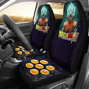 Goku Super Saiyan Ultra Instinct Dragon Ball Anime Car Seat Covers Universal Fit 051012 SC2712