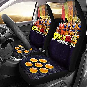 Goku All Form Dragon Ball Anime Car Seat Covers Universal Fit 051012 SC2712