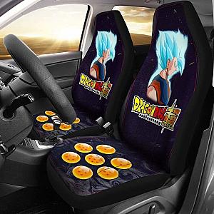 Goku Super Saiyan Blue Dragon Ball Anime Car Seat Covers Universal Fit 051012 SC2712