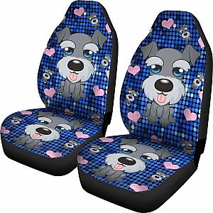 Schnauzer Art Cartoon Styles Car Seat Covers Universal Fit 051012 SC2712