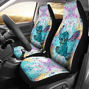 Lilo And Stitch Watercolor Cartoon Car Seat Covers Universal Fit 051012 SC2712