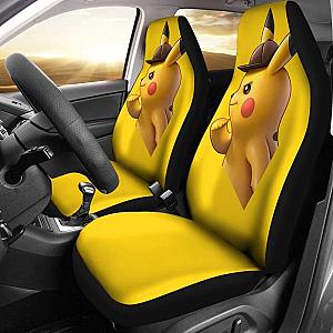 Detective Pikachu Car Seat Covers Universal Fit 051012 SC2712