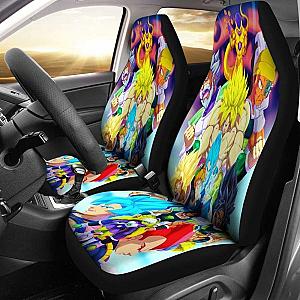 Broly Vs Goku Vs Vegeta Car Seat Covers Universal Fit 051012 SC2712