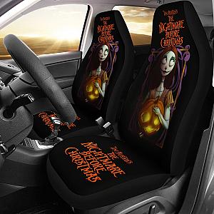 Nightmare Before Christmas Cartoon Car Seat Covers - Sally Hugging Lightning Pumpkin Seat Covers Ci093005 SC2712