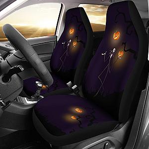 Nightmare Before Christmas Cartoon Car Seat Covers - Jack Skellington Playing With Flying Pumpkin Seat Covers Ci092902 SC2712