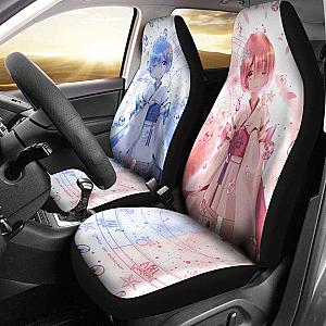 Rem And Ram Re:Zero Starting Life In Another World Car Seat Covers Universal Fit 051012 SC2712