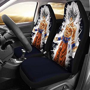 Goku Mastered Ultra Instinct Car Seat Covers 3 Universal Fit 051012 SC2712