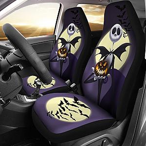 Nightmare Before Christmas Cartoon Car Seat Covers | Cute Cartoon Jack Holding Scary Pumpkin Seat Covers Ci092401 SC2712