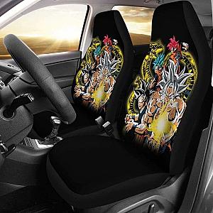 Goku God Blue Ultra Instinct Car Seat Covers Universal Fit 051012 SC2712