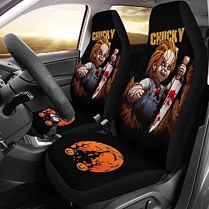 Chucky Horror Movie Iron Halloween Car Seat Covers Chucky Horror Film Car Accesories Ci091121 SC2712
