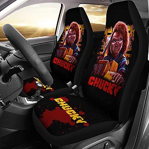 Chucky Blood Horror Movie Car Seat Covers Chucky Horror Film Car Accesories Ci091121 SC2712