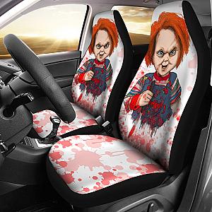 Chucky Blood Horror Halloween Car Seat Covers Chucky Horror Film Car Accesories Ci091421 SC2712