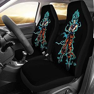 Goku Blue Car Seat Covers Universal Fit 051012 SC2712