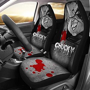 Chucky Horror Halloween Blood Car Seat Covers Chucky Horror Film Car Accesories Ci091521 SC2712
