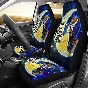 Beauty and The Beast Art Car Seat Covers Cartoon Fan Gift H041420 Universal Fit 084218 SC2712