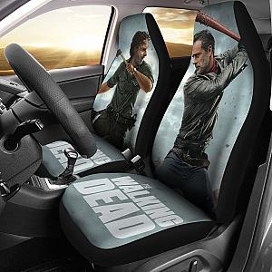 Rick Vs Negan The Walking Dead Car Seat Covers Mn05 Universal Fit 225721 SC2712