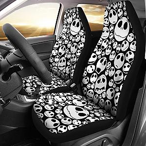 Nightmare Before Christmas Cartoon Car Seat Covers | Jack Skellington Multiple Emotion Face Seat Covers Ci100604 SC2712