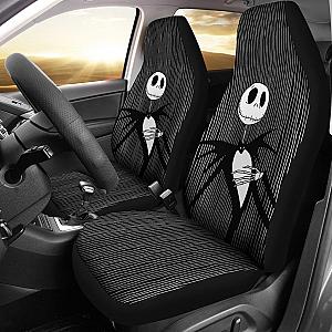 Nightmare Before Christmas Cartoon Car Seat Covers | Jack Skellington Portrait Introduction Seat Covers Ci100703 SC2712
