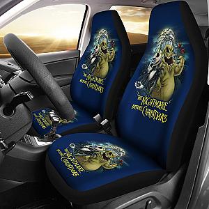 Nightmare Before Christmas Cartoon Car Seat Covers | Evil Jack Skellington And Oogie Boogie Smiling Seat Covers Ci100501 SC2712
