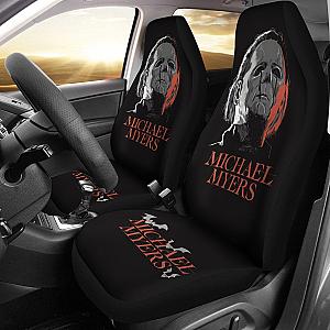 Horror Movie Car Seat Covers | Michael Myers Crying Stone Tear Bat Seat Covers Ci090721 SC2712