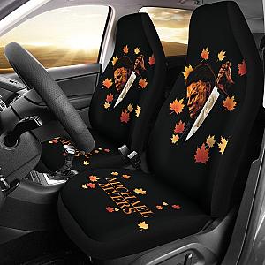 Horror Movie Car Seat Covers  Michael Myers And Laurie Strode On Knife Seat Covers Ci090721 SC2712
