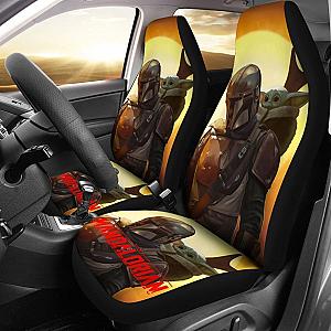 Baby Yoda And Mandalorian Car Seat Covers Star Wars Fan Universal Fit 194801 SC2712