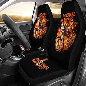 Horror Movie Car Seat Covers | Fighting Michael Myers With Axe Seat Covers Ci090421 SC2712