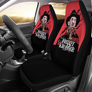 Horror Movie Car Seat Covers | Freddy Krueger Claw Black Red Seat Covers Ci082721 SC2712