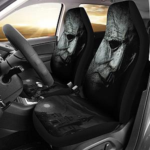 Horror Movie Car Seat Covers | Michael Myers Face House On Hill Seat Covers Ci090821 SC2712