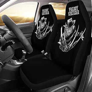 Horror Movie Car Seat Covers | Freddy Krueger Claw Glove Black White Seat Covers Ci090121 SC2712