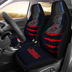 Horror Movie Car Seat Covers | Freddy Krueger Claw Blue Theme Seat Covers Ci082621 SC2712