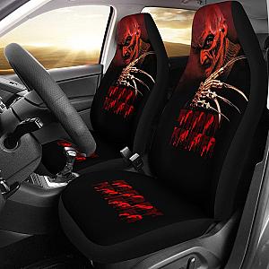 Horror Movie Car Seat Covers | Freddy Krueger Dissolving Face Seat Covers Ci083121 SC2712