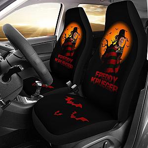 Horror Movie Car Seat Covers | Freddy Krueger With Other Villains Jason Seat Covers Ci083121 SC2712