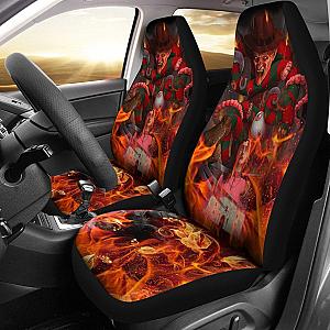 Horror Movie Car Seat Covers | Freddy Krueger Human Organ In Fire Seat Covers Ci082821 SC2712