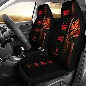 Horror Movie Car Seat Covers | Freddy Krueger Half Face Seat Covers Ci083021 SC2712