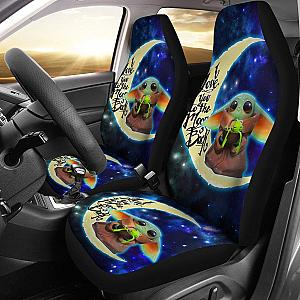 Baby Yoda Cute Art Car Seat Covers Cartoon Fan Gift H041420 Universal Fit 084218 SC2712
