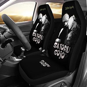 Satoru Gojo Dark Jujutsu KaiSen Car Seat Covers Anime Yellow Seat Covers Ci0714 SC2712