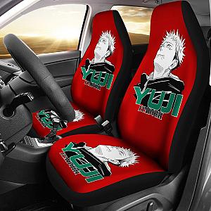 Yuji Itadori style Car Seat Covers Fan Art Jujutsu KaiSen Anime Red Seat Covers Fan Gift Ci0712 SC2712