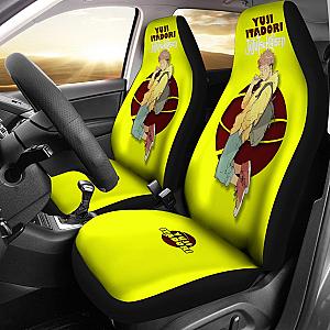 Yuji Itadori style Car Seat Covers Fan Art Jujutsu KaiSen Anime Yellow Seat Covers Fan Gift Ci0712 SC2712