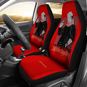 Yuji Itadori Car Seat CoversJujutsu KaiSen Anime Seat Covers Ci0713 SC2712