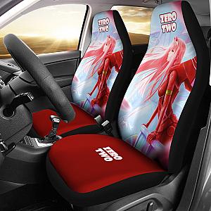 Zero Two  Anime Red Car Seat Covers Anime Seat Covers Ci0722 SC2712