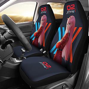 Zero Two 02 Anime Girl Car Seat Covers For Fans Ci0719 SC2712