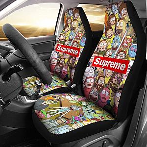 Supreme Full Character Rick And Morty Car Seat Covers Lt04 Universal Fit 225721 SC2712