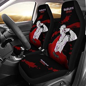 Sukuna Dark Anime Fan Car Seat Covers Fan Art Jujutsu KaiSen Anime Seat Covers Ci0207 SC2712