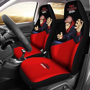 Yuji Itadori Anime Car Seat Covers Fan Art Jujutsu KaiSen Anime Otoku Seat Covers Ci0107 SC2712