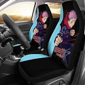 Yuji Itadori Car Seat Covers Fan Art Jujutsu KaiSen Anime Seat Covers Fan Gift Ci0630 SC2712
