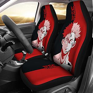 Yuji Itadori Car Seat Covers Fan Art Jujutsu KaiSen Anime Seat Covers Fan Gift Ci0631 SC2712