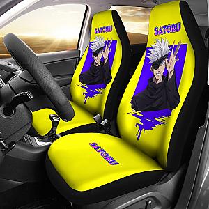 Satoru Gojo Yellow Sunset Jujutsu KaiSen Car Seat Covers Anime Seat Covers Fan Gift Ci0621 SC2712