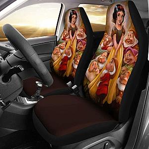 White Snow Princess Car Seat Covers Disney 094128 Universal Fit SC2712